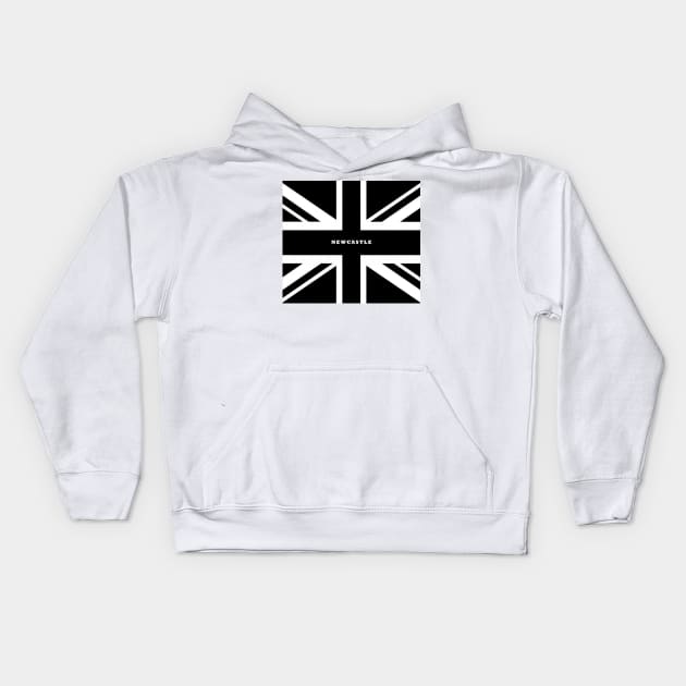 Newcastle - Union Jack Kids Hoodie by Room Thirty Four